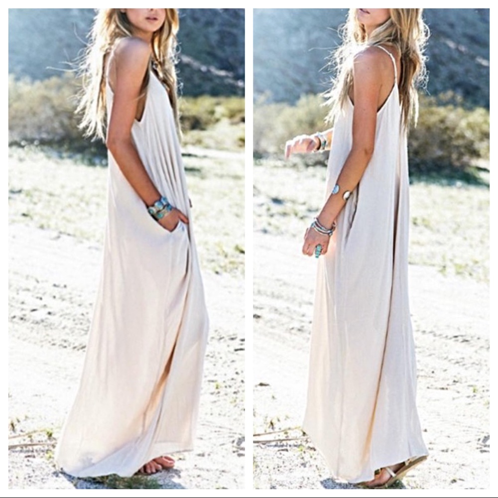 ✨LAST ONE✨Loose fit side pocket maxi dress - Picture 4 of 6